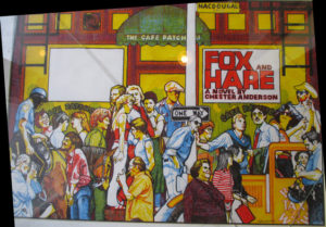 FOX & HARE: the story of a Friday evening: Cover art for the dustjacket of the hardcover edition by Charles Marchant Stevenson (1980). Gouache (12” x 15.5). SKU: CS198002BK