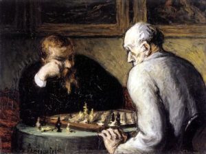The Chess Players (Honoré Daumier).