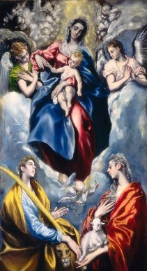 The Virgin of Saint Ines and Saint Tecla (El Greco).