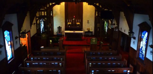 The Sanctuary and Altar at St. Michael and All Angels. Photo: Karin Faulkner