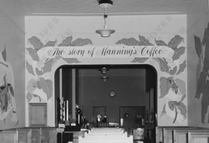 Dorr Bothwell's murals, Manning's Coffee, San Francisco (1940).