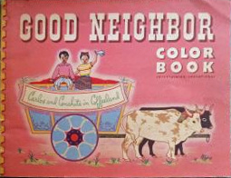 Manning's Coffee Good Neighbor Color Book (cover). Dorr Bothwell (1944).