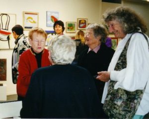 Fran Moyer Retrospective, Mendocino Art Center (2002). Photo: CG Blick