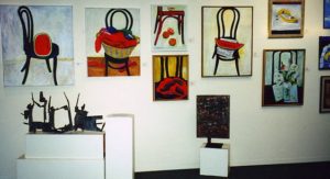 Fran Moyer Retrospective, Mendocino Art Center (2002). Photo: CG Blick
