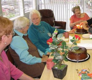 Fran Moyer's birthday party, Sherwood Oaks, Fort Bragg, California, March 9, 2006.