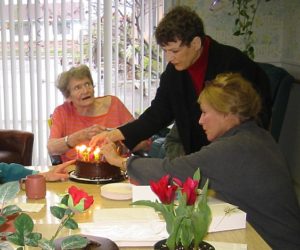 Fran Moyer's birthday party, Sherwood Oaks, Fort Bragg, California, March 9, 2006.