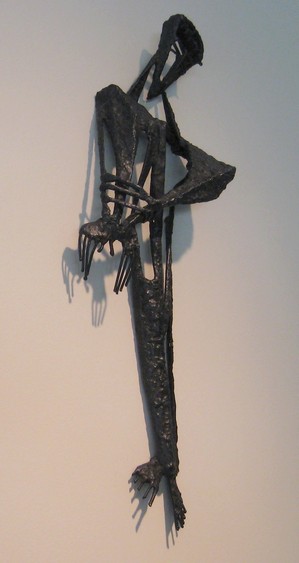 Fran Moyer, Stations of the Cross 01: Jesus is condemned to death. Welded steel (1954). Mounted in the Sanctuary of Saint Anselm's Episcopal Church in Lafayette, California. Photo: CG Blick
