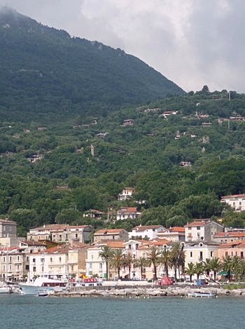 Scario, Italy below Monte Bulgheria (2008).