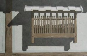 Nara (1980). Serigraph by William Zacha. WZ198004