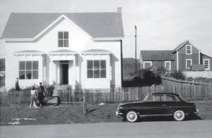 The Albert Brown House in 1959, Bill and Jennie's first home in Mendocino.