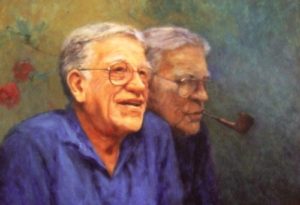 Bill Zacha by Olaf Palm. Oil on canvas (1980).