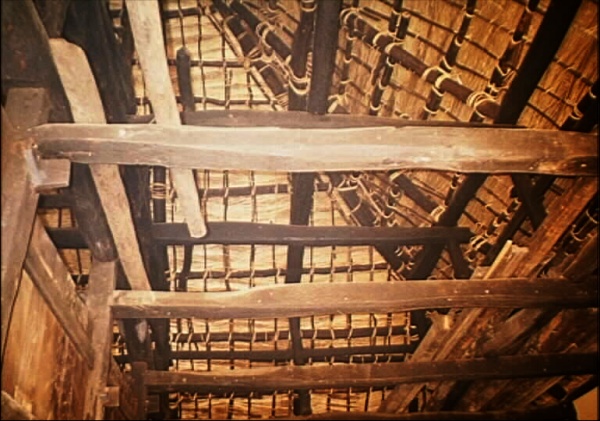 Miasa Hemp House rafters